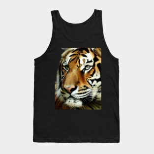 Tiger, fierceness, majesty, leadership, elegance. Tank Top